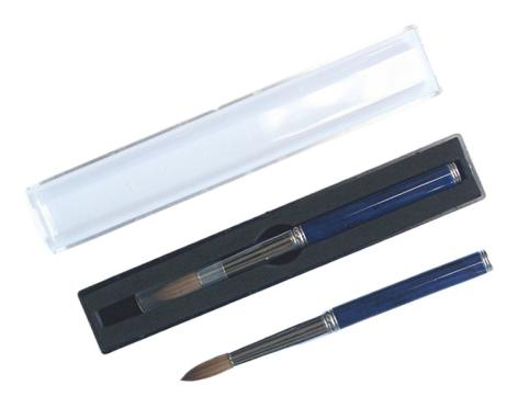 Blue Pure Kolinsky Acrylic Nail Brush