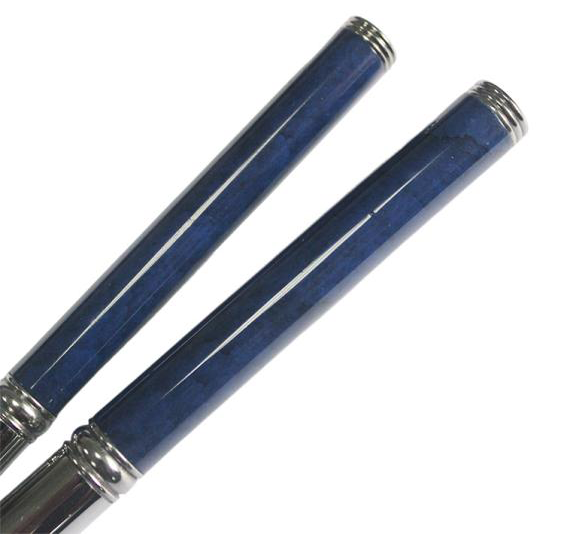 Blue Pure Kolinsky Acrylic Nail Brush