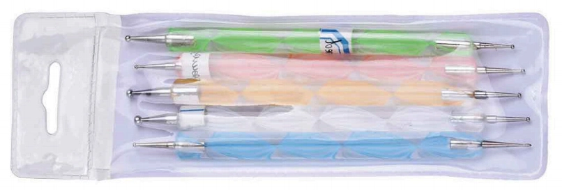 Colourful Wave Handle Dotting Tool Set