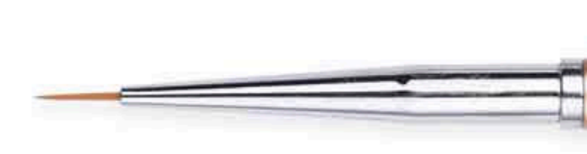 Black Cap Nail Art Double Nail Brush