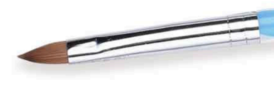 Blue Marble Kolinsky 3D Nail Brush