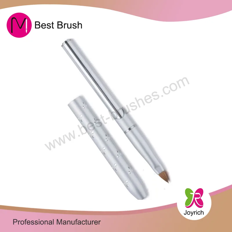 Сріблястий металевий ковпачок Kolinsky 3D Nail Brush